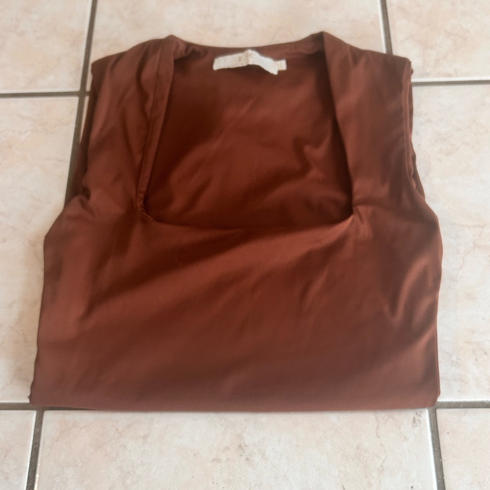 Chic Brown Women's Blouse